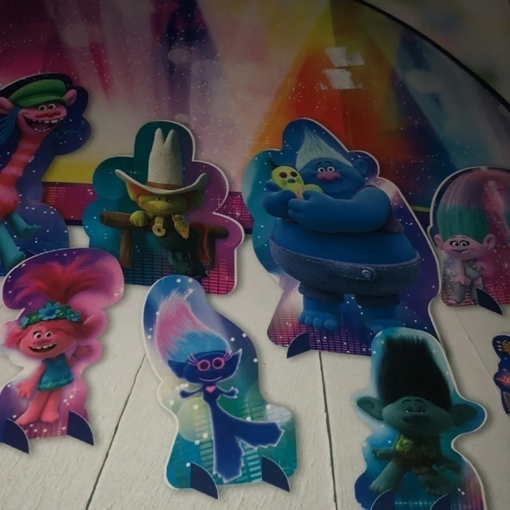 Trolls World Tour Birthday Party Table Decorating‎ Kit New